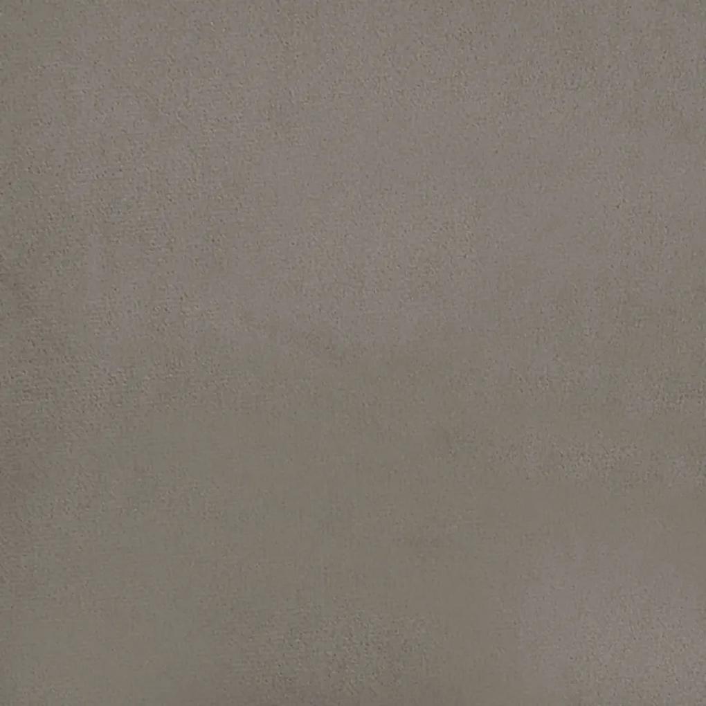 Taburet, gri deschis, 78x56x32 cm, catifea Gri deschis