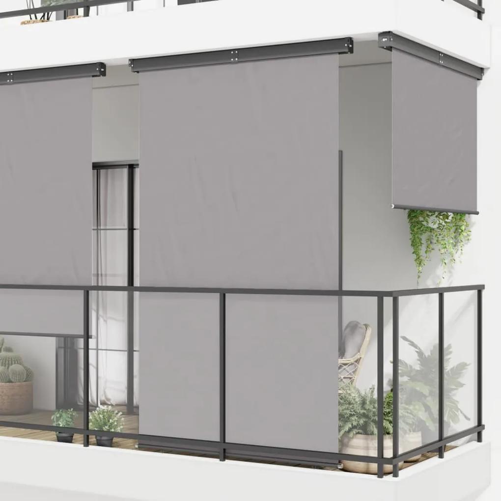 Copertina laterala de balcon, gri, 170x250 cm Gri, 170 x 250 cm