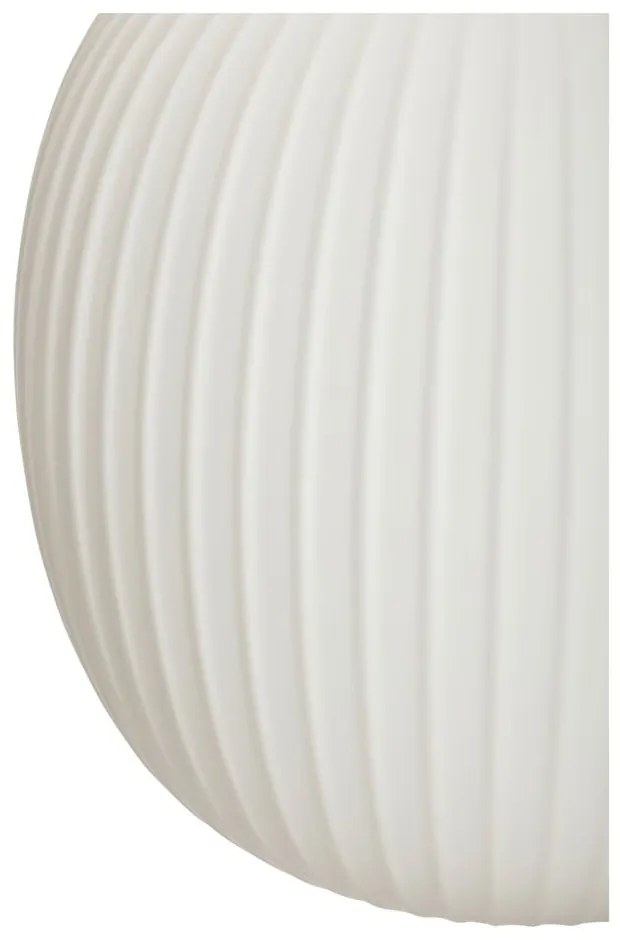 Lustră albă cu abajur din sticlă ø 32 cm Serene – Hübsch