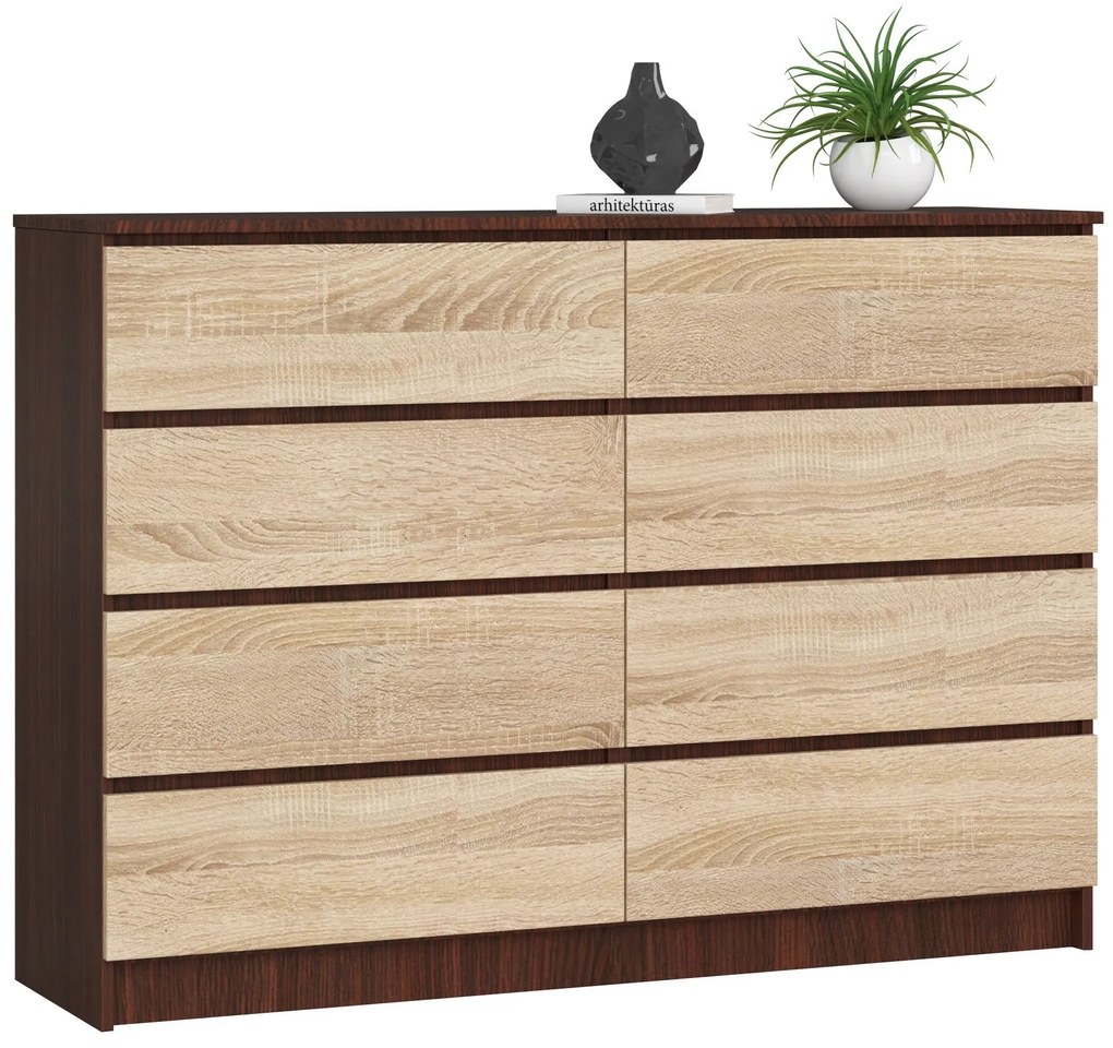 Comodă Keanu III (wenge + Stejar sonoma). 1069386