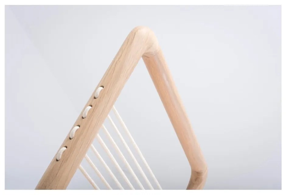 Bibliotecă din lemn masiv de stejar Gazzda Muse, 216 cm h