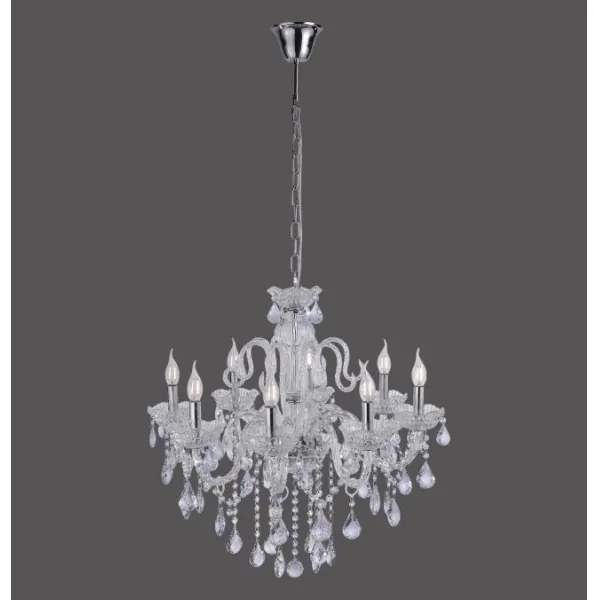 Lustră de cristal pe lanț Paul Neuhaus 3081-00 GRACIA 8xE14/40W/230V