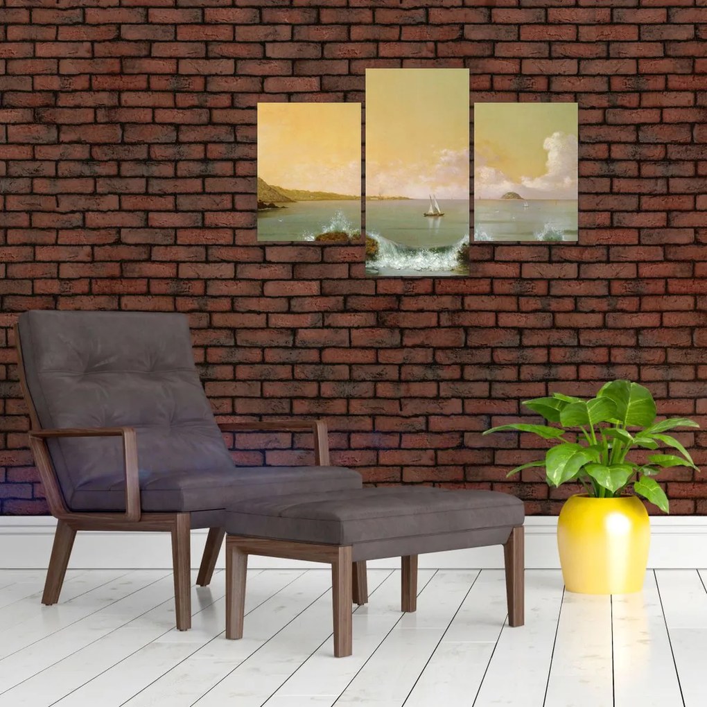 Tablou - Martin Johnson Heade, Rio de Janeiro Bay, reproducere (90x60 cm)