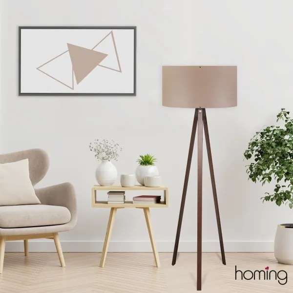 Lampă de podea AYD 1xE27/40W/230V maro