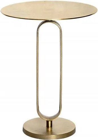 Masuta laterala din aluminiu Elegance 60cm auriu