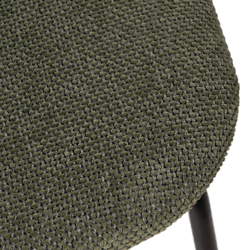 Scaune de dining verde/maro 4 buc. Cleo – Ixia