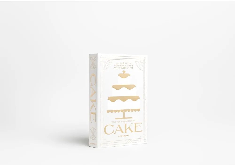 Furculițe pentru desert albe-argintii din oțel inoxidabil The Essentials Cake Tools – Printworks