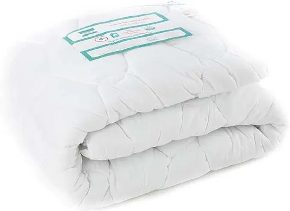 PILOTA HIPOALERGENICA, MEDICINALA, 400 G/MP, 200X220 CM, ANOTIMP IARNA, MATERIAL HUSA MICROFIBRA, UMPLUTURA POLIESTER, ALB