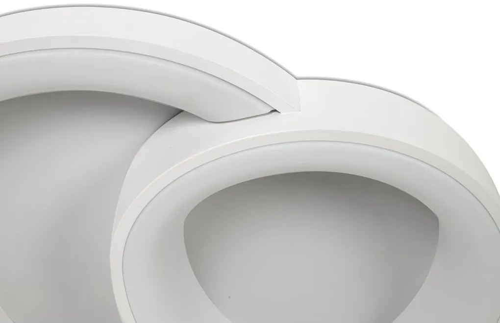 Plafoniera LED CCT cu telecomanda AREA 2 alb