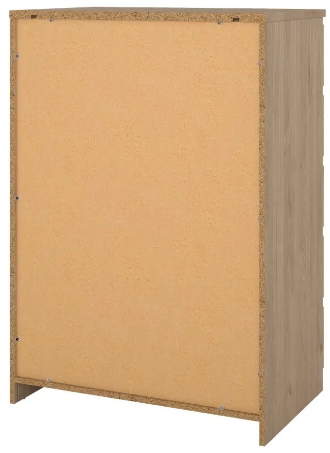 Comodă în culoare naturală cu aspect de lemn de stejar 77x111x50 cm Naia – Tvilum