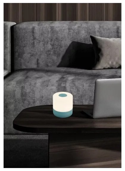 Lampă LED reîncărcabilă dimabilă de masă Briloner 7461010 LED/2W/5V IP44 albastru