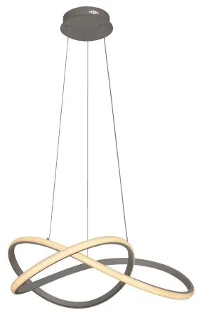 Lustru LED dimerizabil pe cablu LED/85W/230V 3000-6500K + telecomandă