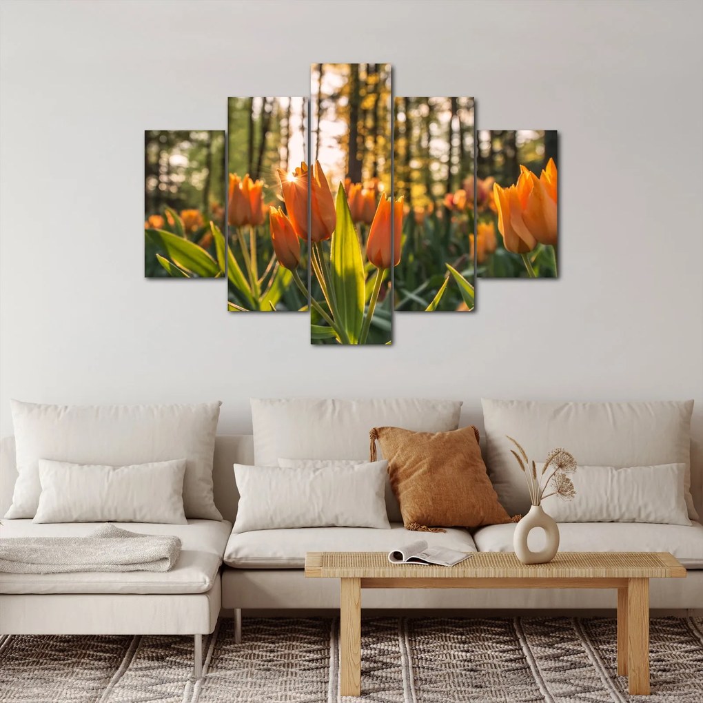 Tablou - florile lalelelor (150x105 cm)