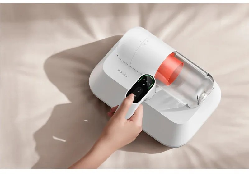 Aspirator pentru acarieni Xiaomi BHR8943EU Pro, 400W, 0,5 L, 3000/40000 rpm/min, 14 kPa, Cyclon, Filtrare în 4 etape, Afisaj LED, Alb