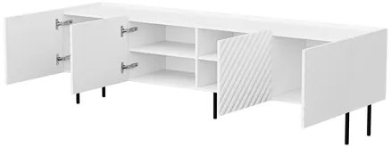 Dulap TV Grotzi 200 4D (Alb + Negru) . Promo -16%. 1106226