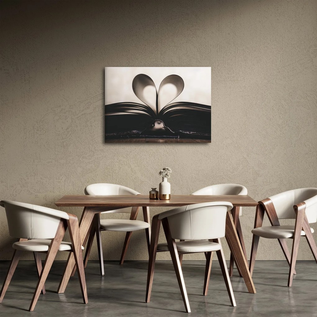 Tablou cu carte (70x50 cm)