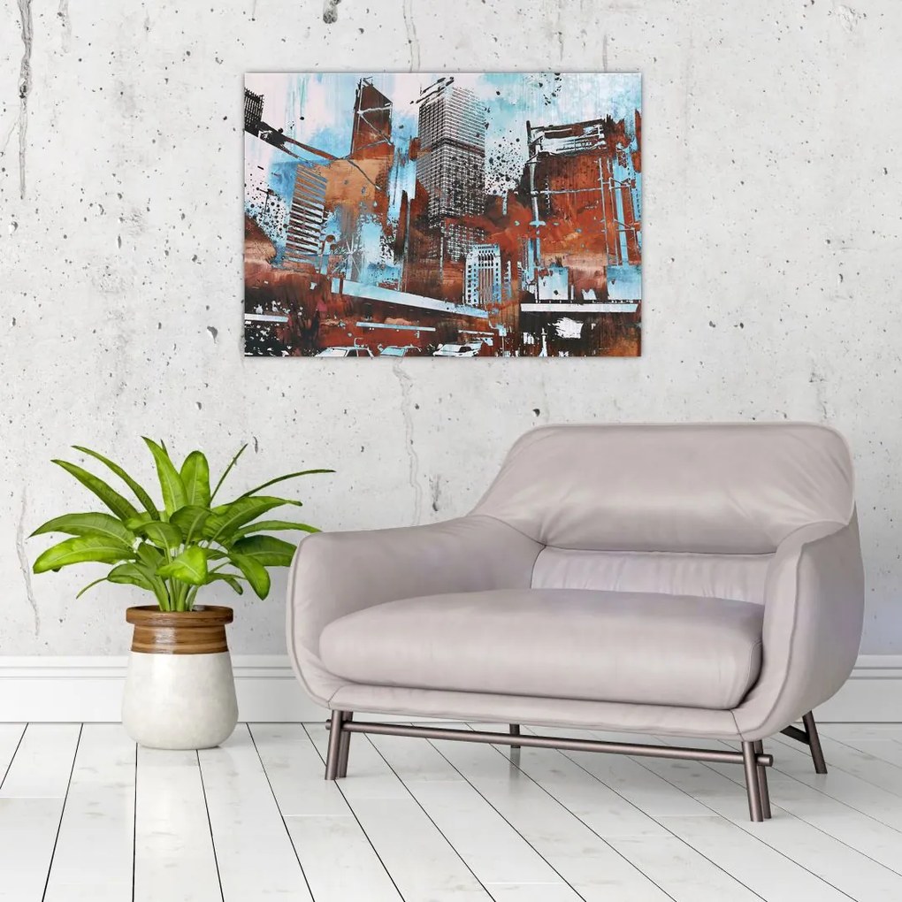 Tablou - Zgârie-nori (70x50 cm)