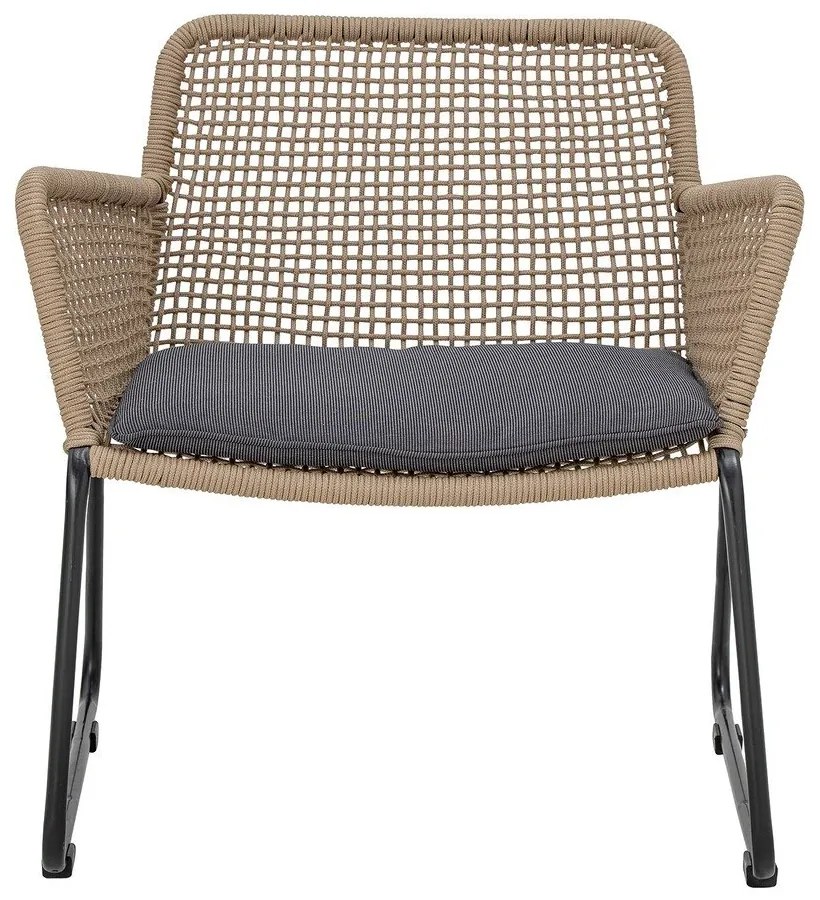 Fotoliu de grădină gri-bej Mundo – Bloomingville