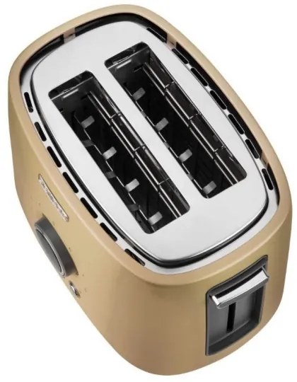 Sencor - Prăjitor de pâine pentru 2 felii cu suport pentru chifle 1000W/230V bej