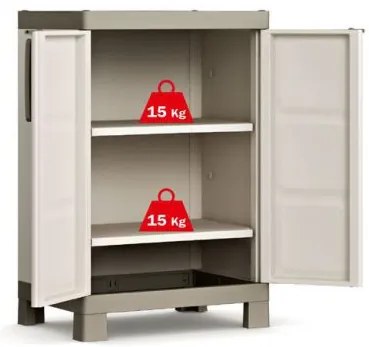 Dulap din plastic EXCELENȚĂ LOW, 97 x 65 x 45 cm