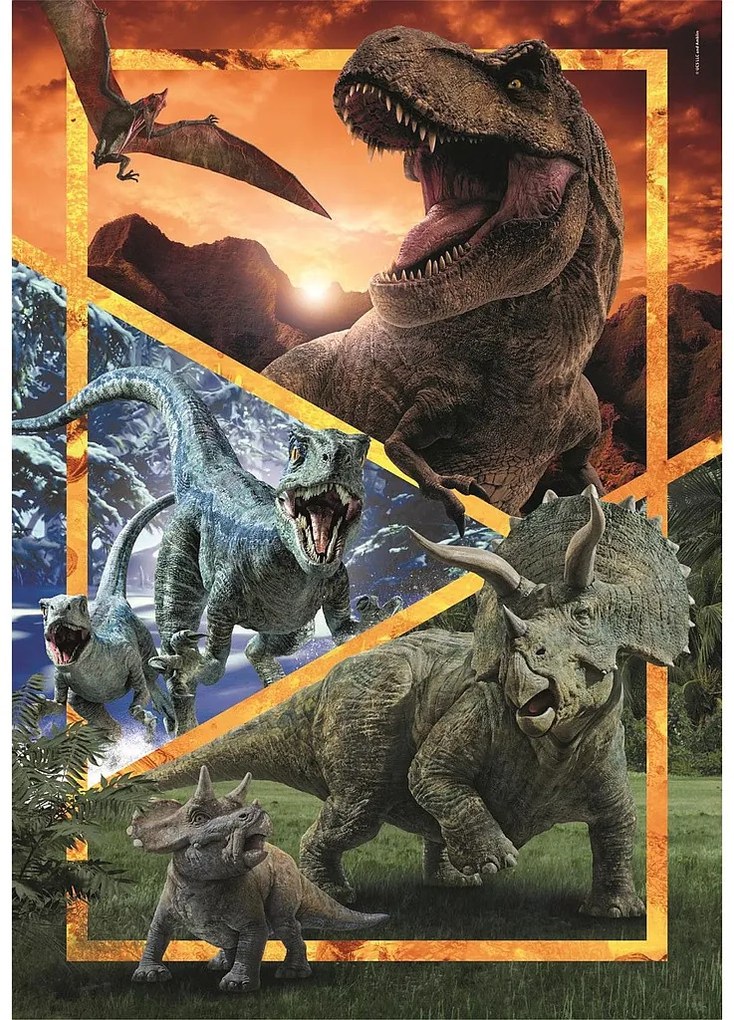 Jurassic World Beasts of the Past Puzzle Clementoni 104 piese