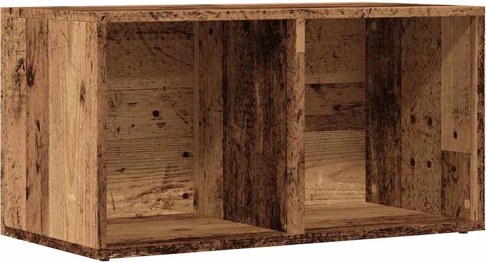 vidaXL Cutie de depozitare lemn vechi 69,5x34x36 cm lemn prelucrat