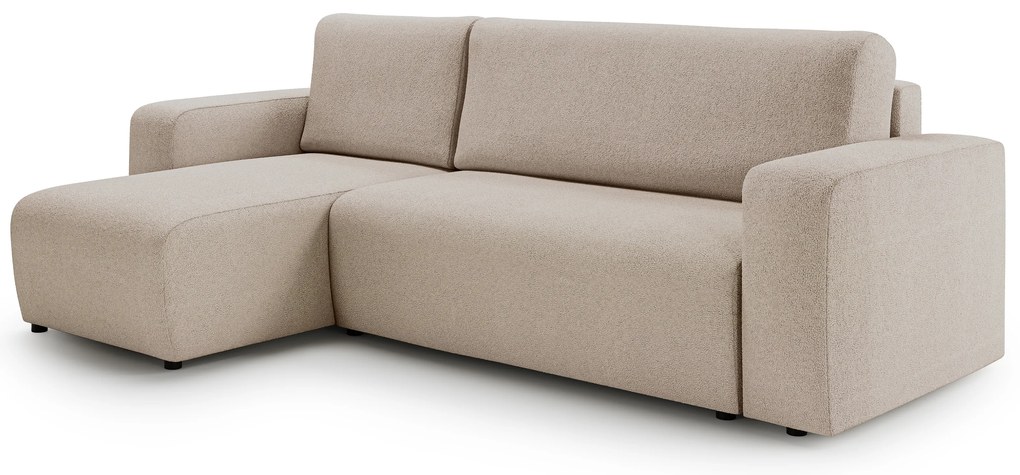 Colțar extensibil Avia Mini universal - bej țesătură boucle Gerra 105