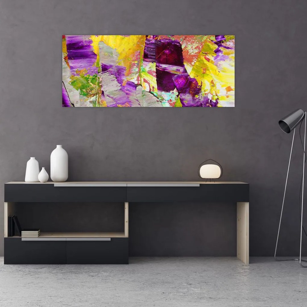 Tablou cu abstracție - pictura (120x50 cm)