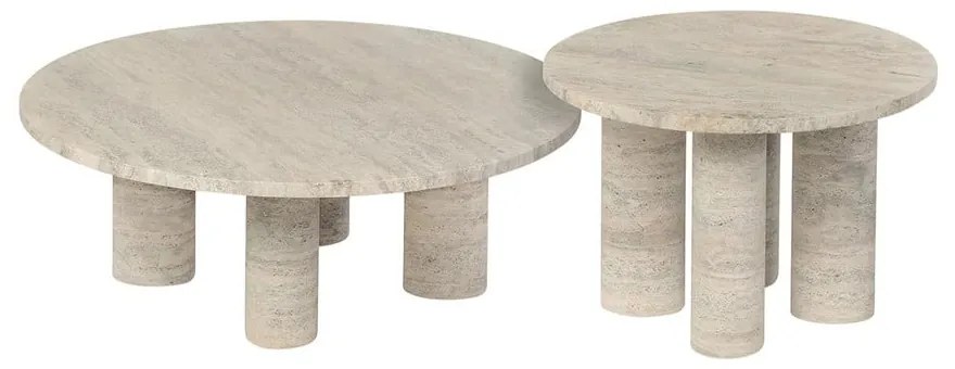 Măsuță auxiliară rotundă din piatră ø 52 cm Volos – Blomus