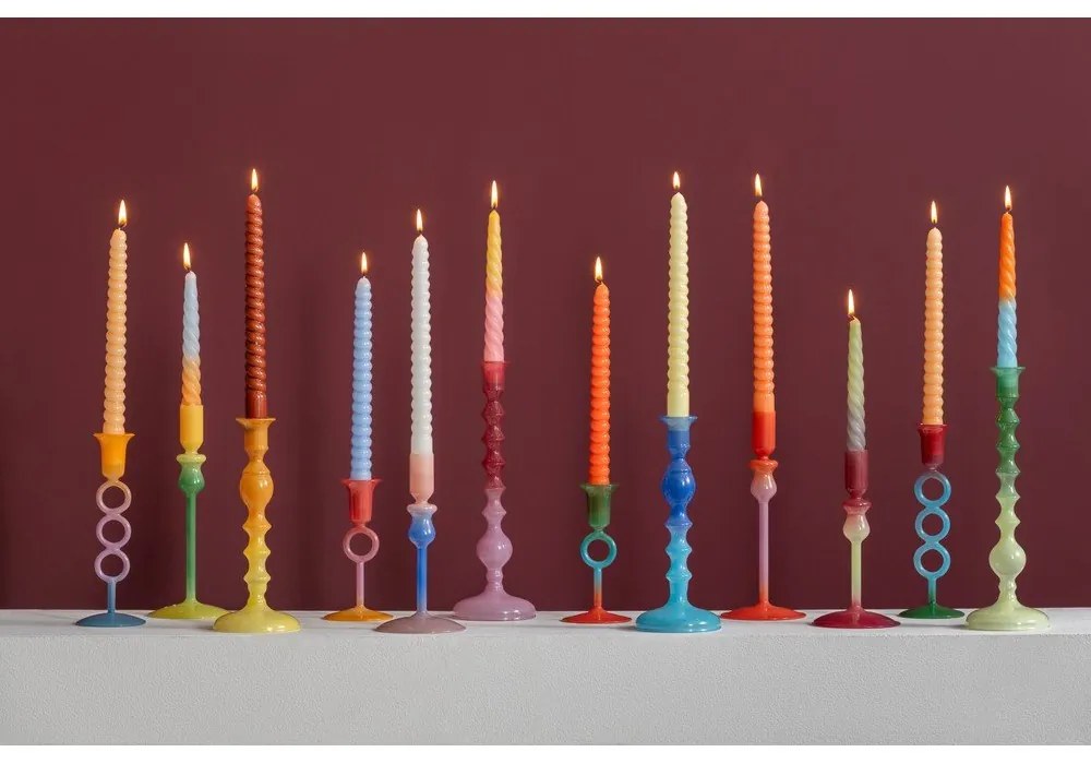 Sfeșnic din sticlă Anillo Vivo – PT LIVING