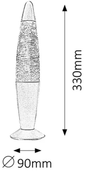 Rabalux 4533 - Lampa decorativa MILIE RGB 0,9W