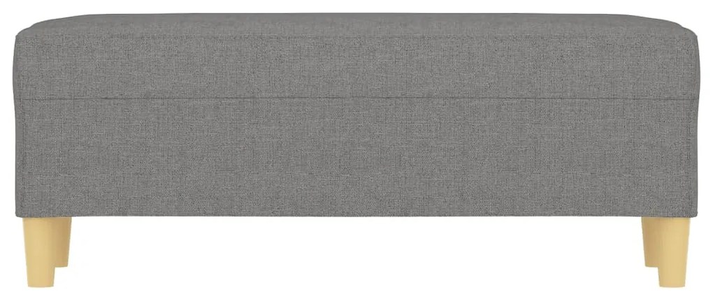 Banca, gri inchis, 100x35x41 cm, textil Morke gra, 100 x 35 x 41 cm