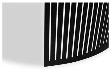 Măsuță de cafea FIKOLI 40x75 cm negru/alb