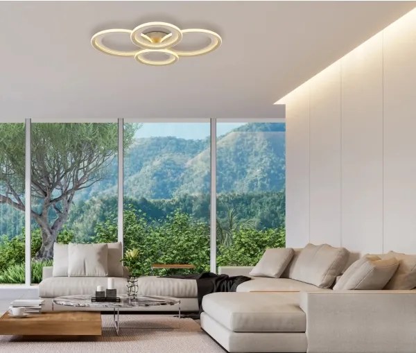Globo 48064-50S - Plafonieră LED GLITRA LED/50W/230V 3000K 64,5x85,5 cm