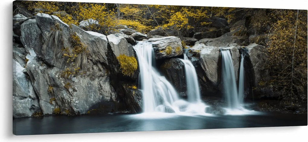 Tablou - Cascade, Lushan, China (120x50 cm)