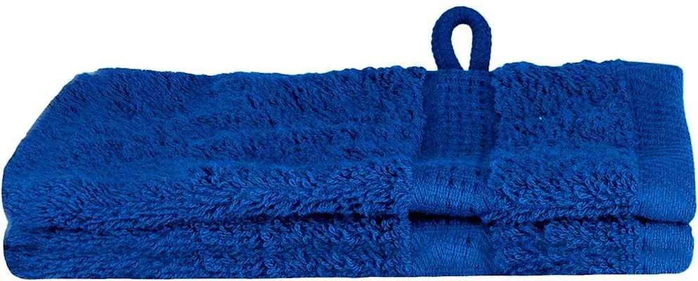 vidaXL Prosop pentru musafiri SOLUND 2 pcs albastru 15 x 21 cm 550 gsm