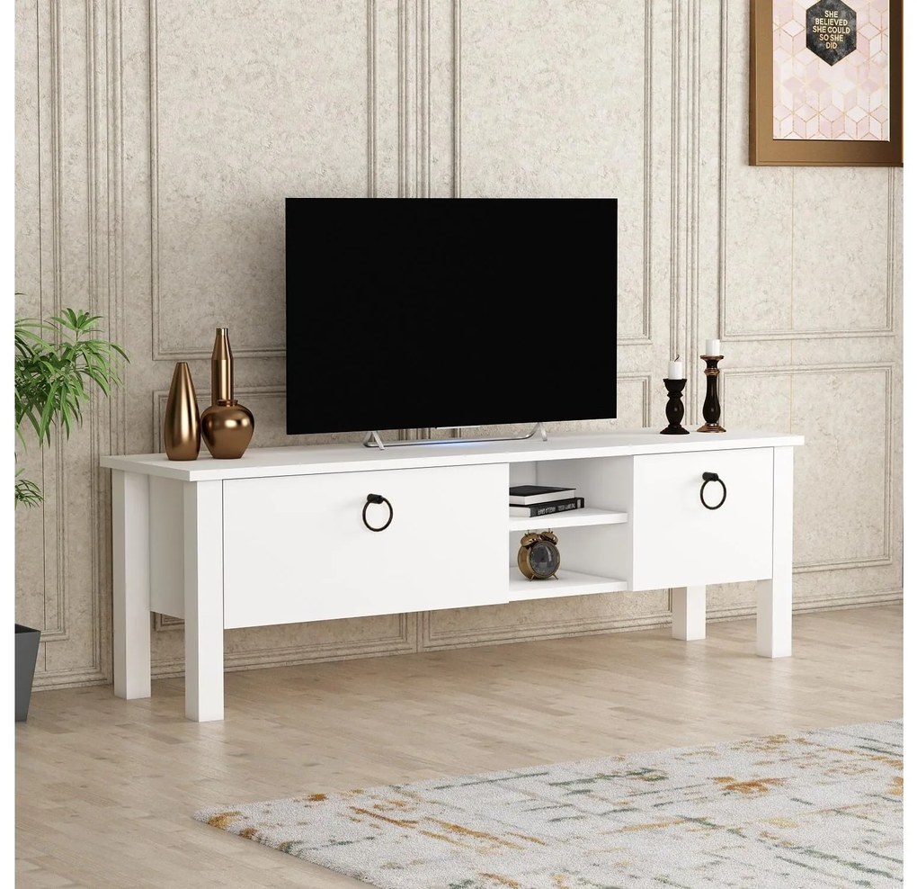 Masă TV/Dulap Tuteku 1 ( alb) . 1095363