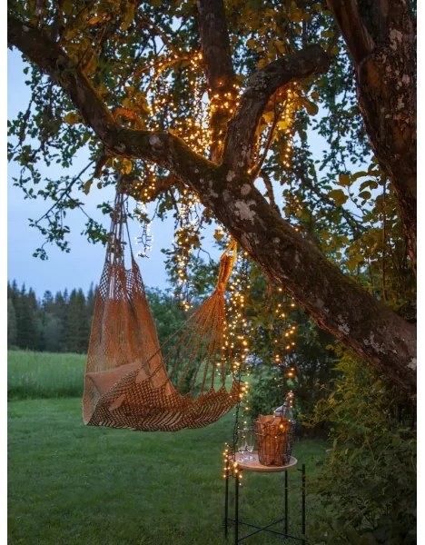 Instalație LED de Crăciun de exterior GOLDEN 800xLED 16m IP44 alb cald Eglo 411516