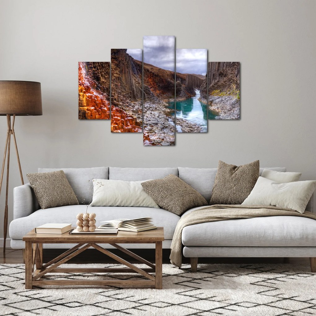 Tablou - Canionul Studlagil (150x105 cm)