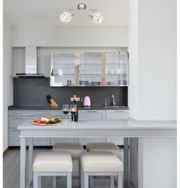 Globo 54356-2 - Lampă spot KRIS 2xE14/40W/230V