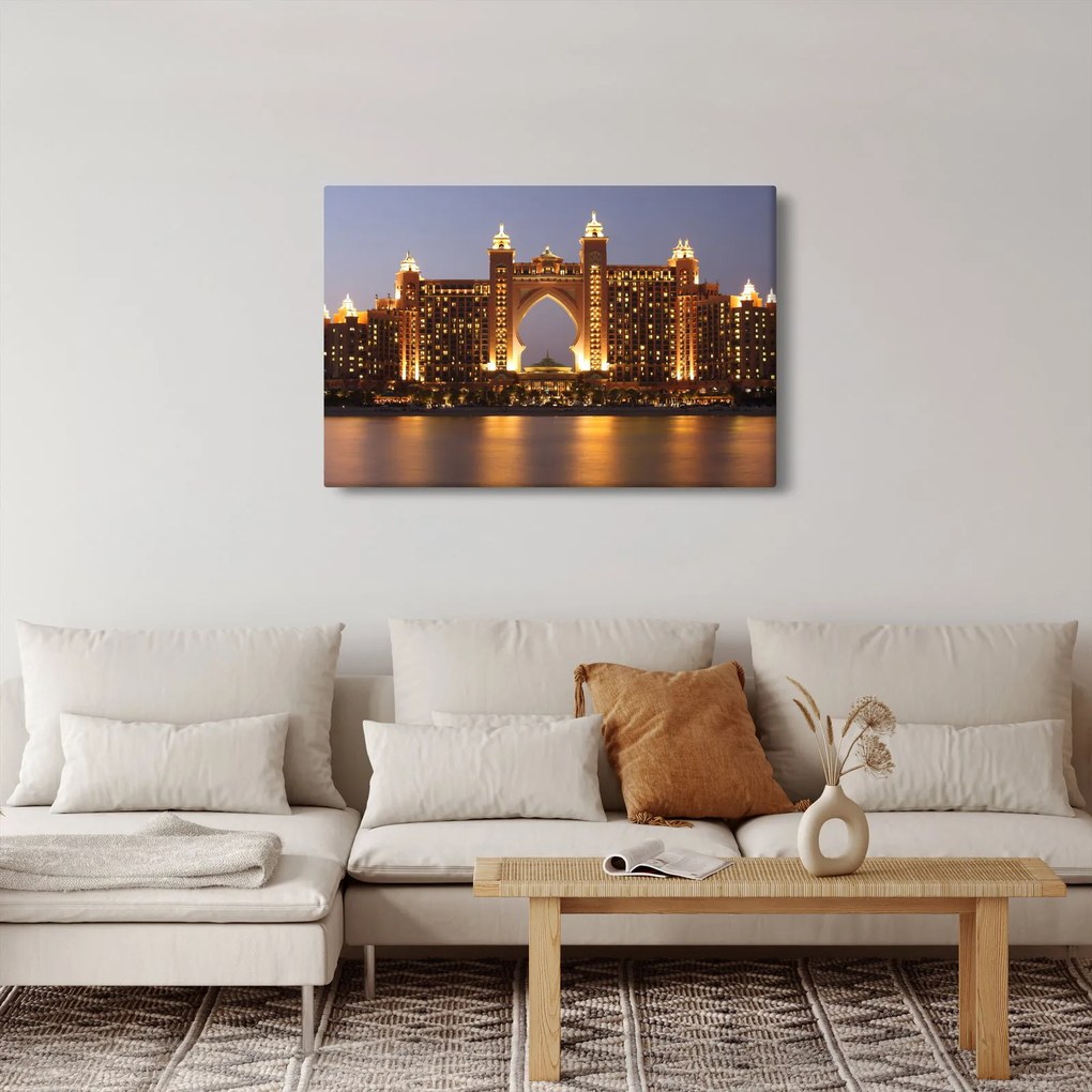 Tablou construcției în Dubai (90x60 cm)