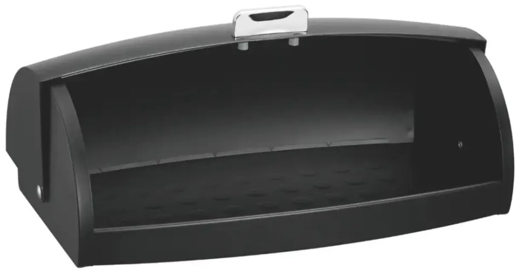 Cutie pentru pâine din metal, 45×28.5×17 cm, neagră, Klausberg KB-7931