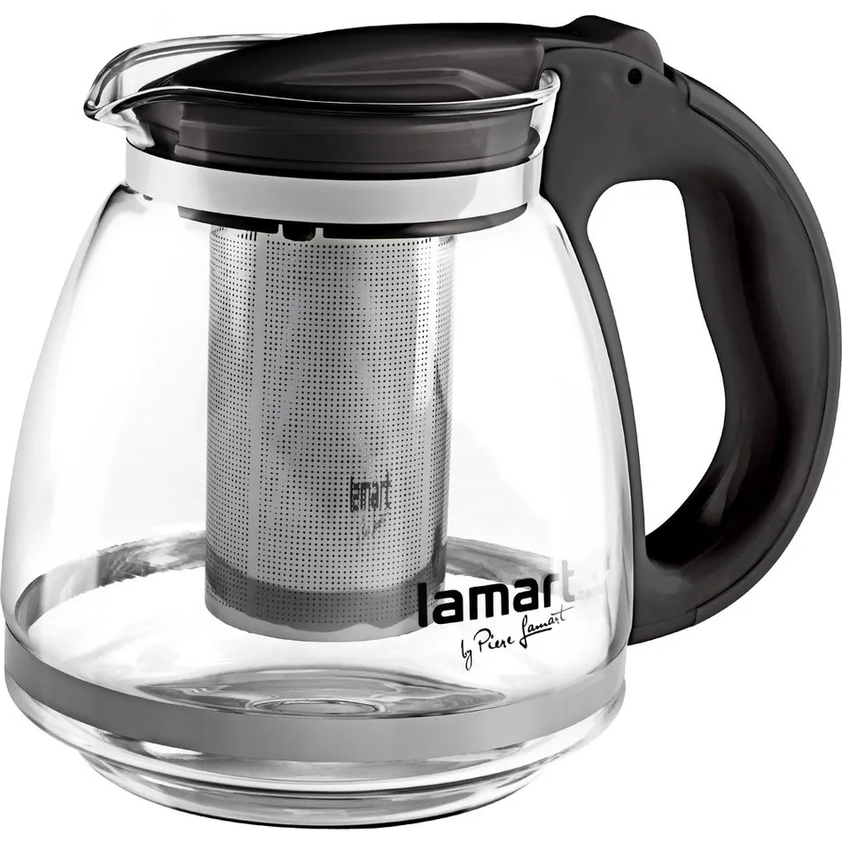 Ceainic Lamart LT7027 Verre 1,5 l, negru, 1,5 l