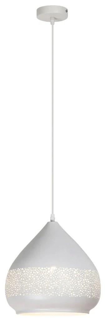 Pendul design industrial metalic alb KAIA 2279 RX
