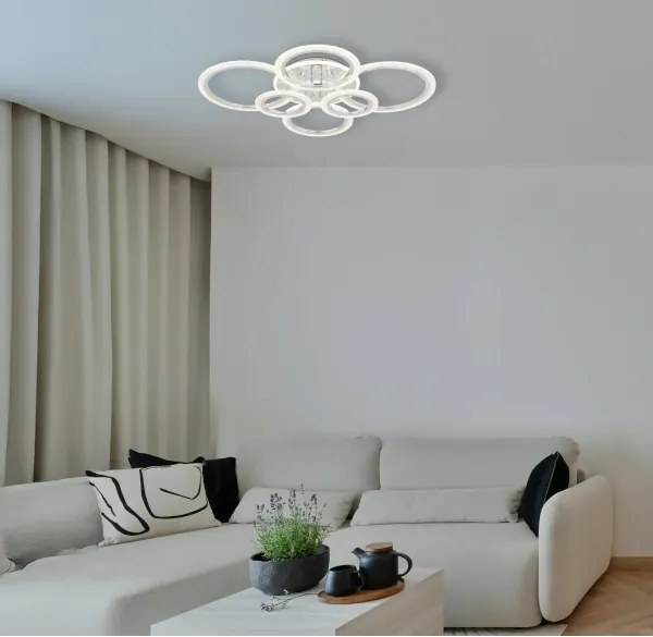 Globo 67366-48 - Plafonieră LED SALINAS 48W/230V 60,5x78 cm