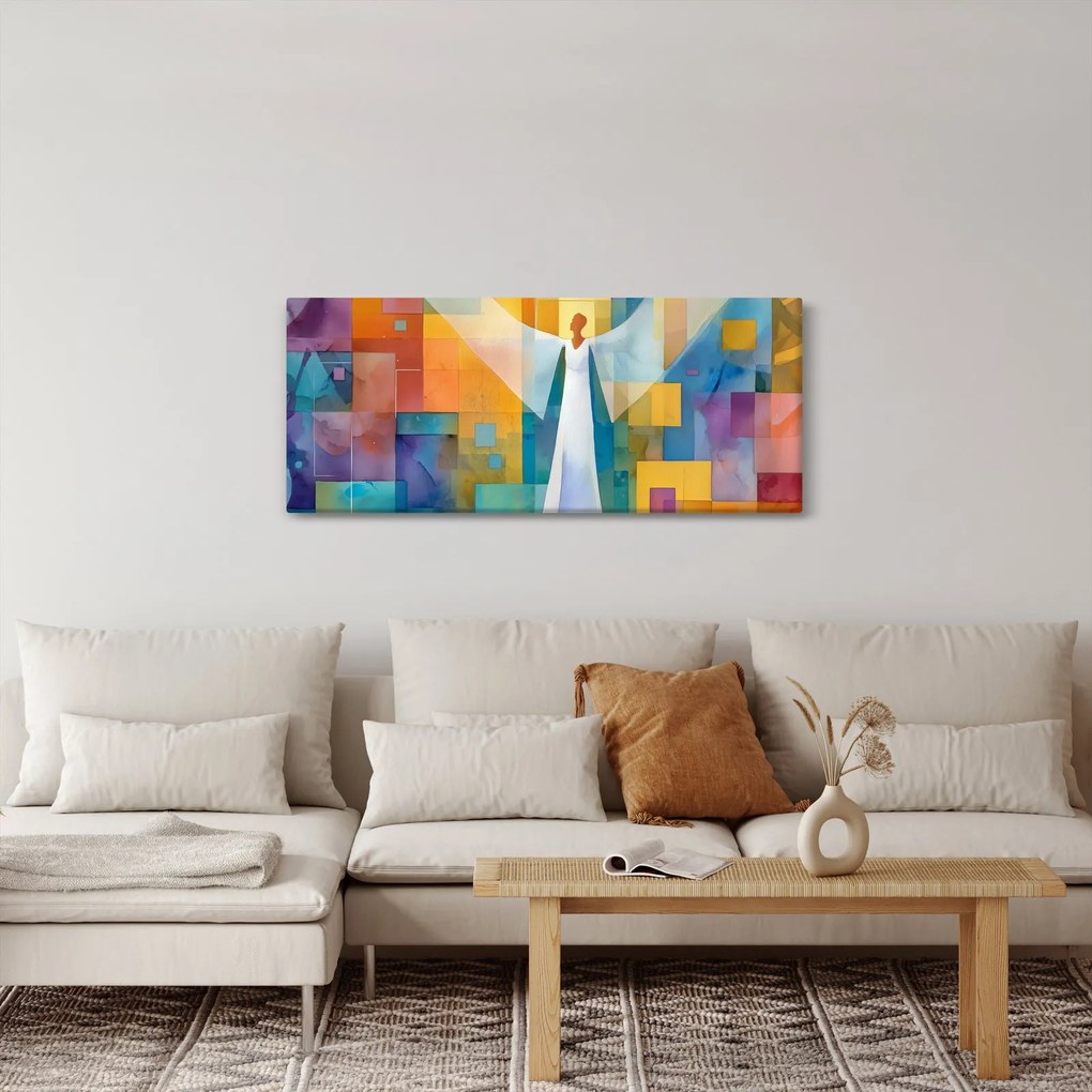 Tablou - Înger geometric (120x50 cm)