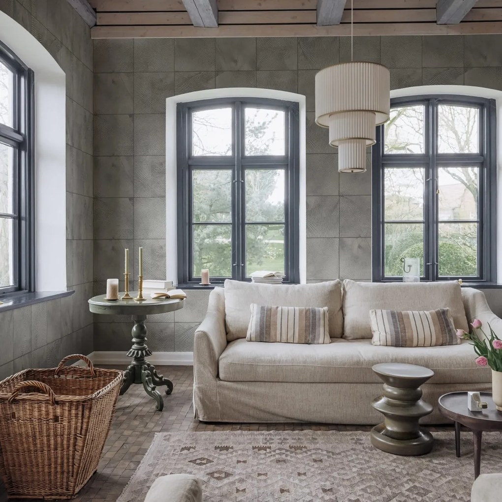 Fototapet, Craft Tiles, Gray, Rebel Walls