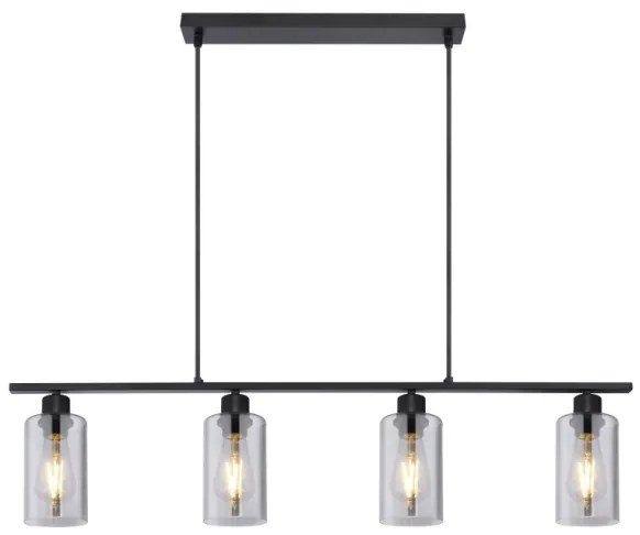 Lustră pe cablu HADERA 4xE27/60W/230V Globo 15465-4H