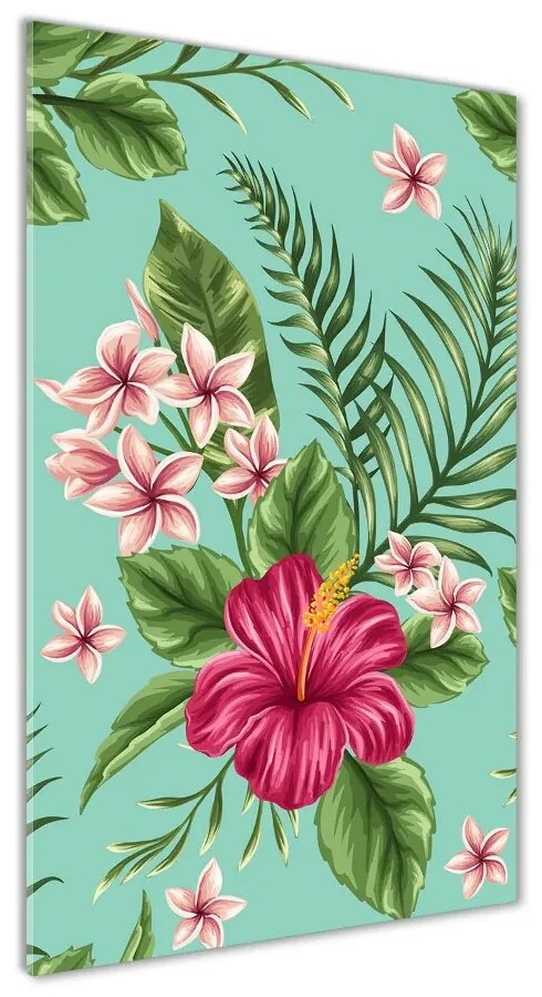 Imagine de sticlă flori Hawaii