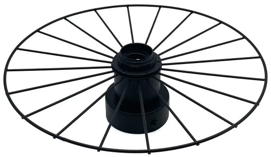 Aplică MONTANA 1xE27/15W/230V d. 30 cm negru